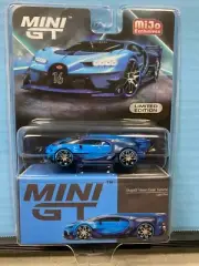1/64 MINI GT MIJO EXCLUSIVES BUGATTI VISION GRAN TURISMO TU-TONE BLUE