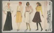 Vogue Pattern 8158 Ladies Skirts Size 12,14, 16