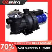 Electric Pool Pump 800W 16000L/h Blue Strainer Filter 1m Cord Size 0466
