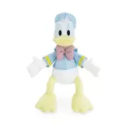 Disney Parks Plush Donald Duck Seersucker Striped Stuffed Animal 2020 18”