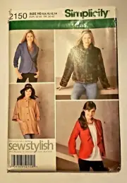 Simplicity Pattern 2150 Jackets Uncut