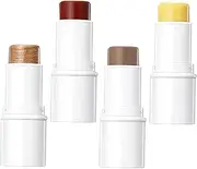 [Beavorty] Multifunctional Makeup Stick Set Cream Contour Stick Highlighter Makeup Cream Blush Blush for Cheeks Face Highlighter Kit