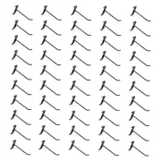 BLACK 4" Long GridWall Wire Metal Hooks Display Grid Panel Hanger Retail- 50 PC