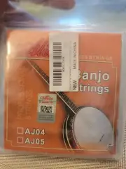Alice AJ05 5-String Banjo Strings Set Plated Steel Coated Copper Alloy E5V1