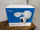 Ring Floodlight Cam Plus 1080p HD Video Surveillance Camera - White New In Box