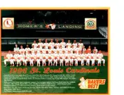 1996 ST. LOUIS CARDINALS 8X10 TEAM PHOTO BASEBALL SMITH ECKERSLEY MCGEE BENES