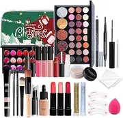 Make Up Set - Portable Make Up Kit For Beginners | Waterproof Travel Makeup Kit | Long Lasting Christmas Makeup Sets | Cosmetic Supplies | Makeup Kit With Storage Box For Girls Women