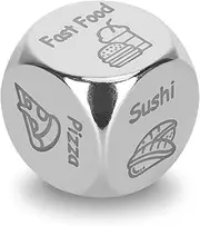 Food Dice Couple Date Night Ideas, Food Decider Dice Games for Couples Date Night Activities, Dinner Dice Adult Couple Games Gifts for Women Birthday Unique Date Dice Couple Date Night Activities