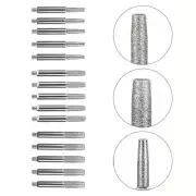Shiny Silver Diamond Coated Grinding Head for Chainsaw Sharpener Pack of 5