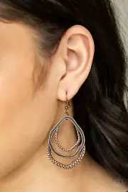 Paparazzi Jewelry - Canyon Casual - Copper Earring