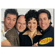 Seinfeld Group Jerry George Elaine Kramer 1000 Piece Jigsaw Puzzle