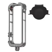 For Insta360 X4 Camera Accessories Metal Frame Cage With Lens Caps Cover