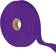 uxcell Double Fold Bias Tape for Sewing, Quilt Binding Cotton Bias Tape Double Fold 1 Inch 25 Yards Fit for Hemming Seaming DIY Crafts Piping - (Dark Purple)