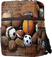 Travel Backpack for Men,Backpack for Women,Basketball Football Baseball,Backpack, R3yp6auojcnu, 12.6x10x3.9 in