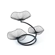 Nordic fruit plate creative modern living room home three-layer fruit plate simple iron multi-layer fruit plate high-end