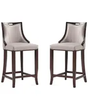 Manhattan Comfort Set of 2 Emperor Barstools