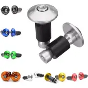 1 Pair MTB Road Bicycle Handlebar End Plugs Bar Cap Motorcycle Modification Part