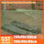 Army Green Camping Mosquito Net Indoor Outdoor Netting Storage Bag Insect Tent
