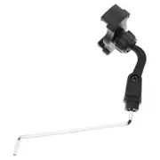 Saxophone Phone Attachment Musical Microphone Clip Saxophone Sheet Grip Saxophone Music Stand Perch Saxophone Phone Clip Music Stand Black 18.00X8....