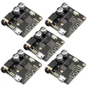 5pcs Bluetooth Audio Receiver Board BT 5.0 Stereo Audio Amplifier 3.7-5V Car ...