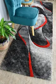 Dior Paralax Dark Grey Red Runner