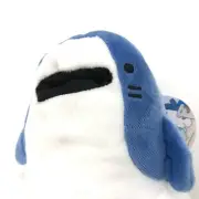 Samezu Blue Whale Shark 6.5” Plush Toy Clever Idiots