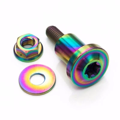Ducati Superleggera V4 Rainbow Titanium Mounting Screw Master Cylinder Reservoir