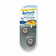 Refresh Mini Scented Oil Diffuser Pack w/ 2 Car AC Vent Air Fresheners, New Car