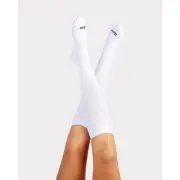 Clove Shoes Compression Socks White Medium
