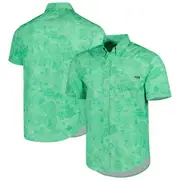 Men's RSVLTS Green John Cena Can't See Me Button-Down Shirt