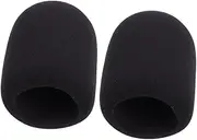 UPKOCH 2Pcs Windproof Microphone Protective Covers Lightweight Sponge Mic Covers for Dust Protection for Ktv and Professional Streaming
