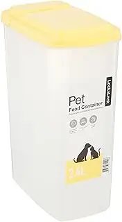 Lock & Lock Flip Top Pet Food Storage Container, 2.4 Litre Capacity