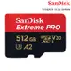 SANDISK Extreme PRO microSDXC UHS-I 512GB 記憶卡 SDSQXCD-512G-GN6MA