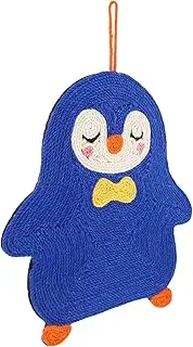 Toyvian Cat Scratching Board Lightweight Natural Sisal Scratch Mat for Indoor Pets Penguin Shape Furniture Protector Easy to Move Durable Slip Scratcher Pad for Cats