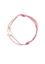 Aliita Conejito Perla Cord Bracelet - Pink ONE SIZE