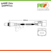2x OEM Pre-Cat Oxygen Sensor - LH & RH For Volkswagen Caravelle / Multivan 3.2L