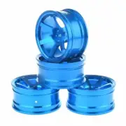 4Pack Universal RC Car Drift Crawler 1/10 Aluminum Alloy Hex Hub Wheel Rims Part