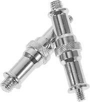 Happyyami 2Pcs Male Threaded Screw Adapter Durable Spigot for Light Stand Compatible with Photography Accessories All Construction Precision Made for Reliable Use