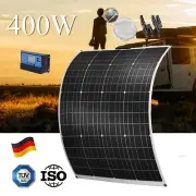 400W 12V Flexible Solar Panel Kit Battery Charging Controller Caravan Camping RV