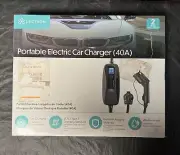 Lectron 240V 40 Amp Level 2 Electric Vehicle (EV) Charger 18ft Extension Cord