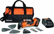 FEIN Multimaster AMM 500 Plus 4.0 Ah Nylon Bag Edition, Set of 18 Accessories. Compatible with AMPShare or Bosch Professional 18 V Batteries, With 18 V/4 Ah Battery and Quick Charger. In Nylon Bag