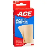Ace Elastic Bandage Customized Compression Hook Closure 4 Inch Latex Free 1 ct