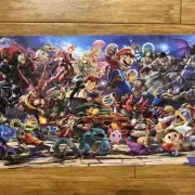 Nintendo Switch Super Smash Bros Ultimate 34x6.5 Poster Official Tokyo Exclusive