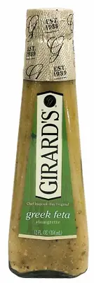 Girard's Greek Feta Vinaigrette Salad Dressing 12 oz Girards