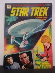 Whitman Star Trek Planet Ecnal's Delema Coloring Book - 1978 Unmarked