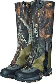 [JONGYA] Leg Gaiters,Snow Gaiters for Hiking,Outdoor Anti-Snake Bite Breathable Foot Covers,Ideal Protective Gear for Travelers,Campers,Rangers,1 Pair