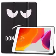For iPad 10.2 Colored Drawing Horizontal Flip Leather Case , Smart Flip Cover Big Eye Me