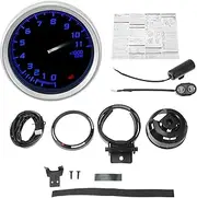 X AUTOHAUX 2" 52mm Tachometer Gauge Colorful Pointer RPM Tachometer Tach Gauge 0-11000RPM W/Sensor and Bracket Tachometer Car DC 12V