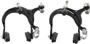 Dia Compe 883QL Reverse Pull Brake Set (F+R) for Old School BMX, Black, DP2521-FR
