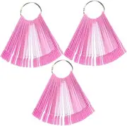 150pcs Nail Sample Sticks Display Polish Board Nail Art Practice Hand Ring for Nail Art Collection Decorati